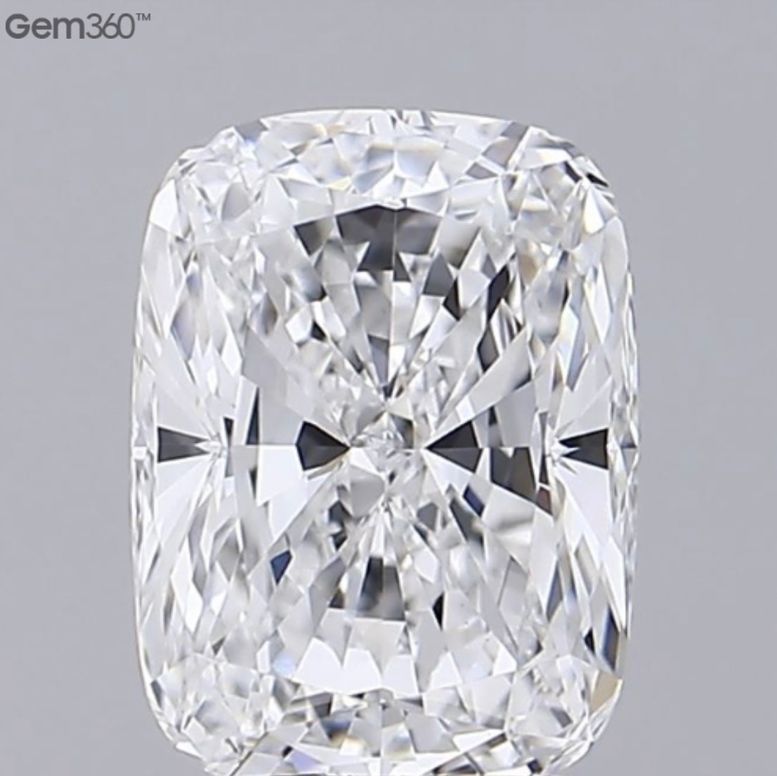 IGI Cushion Modified 3.02 Carat VVS2 Clarity D Color