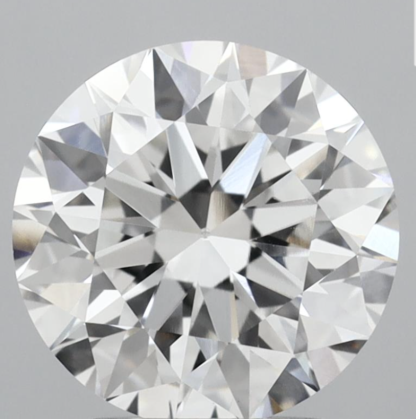 IGI Round 2.51 Carat VS2 Clarity F Color