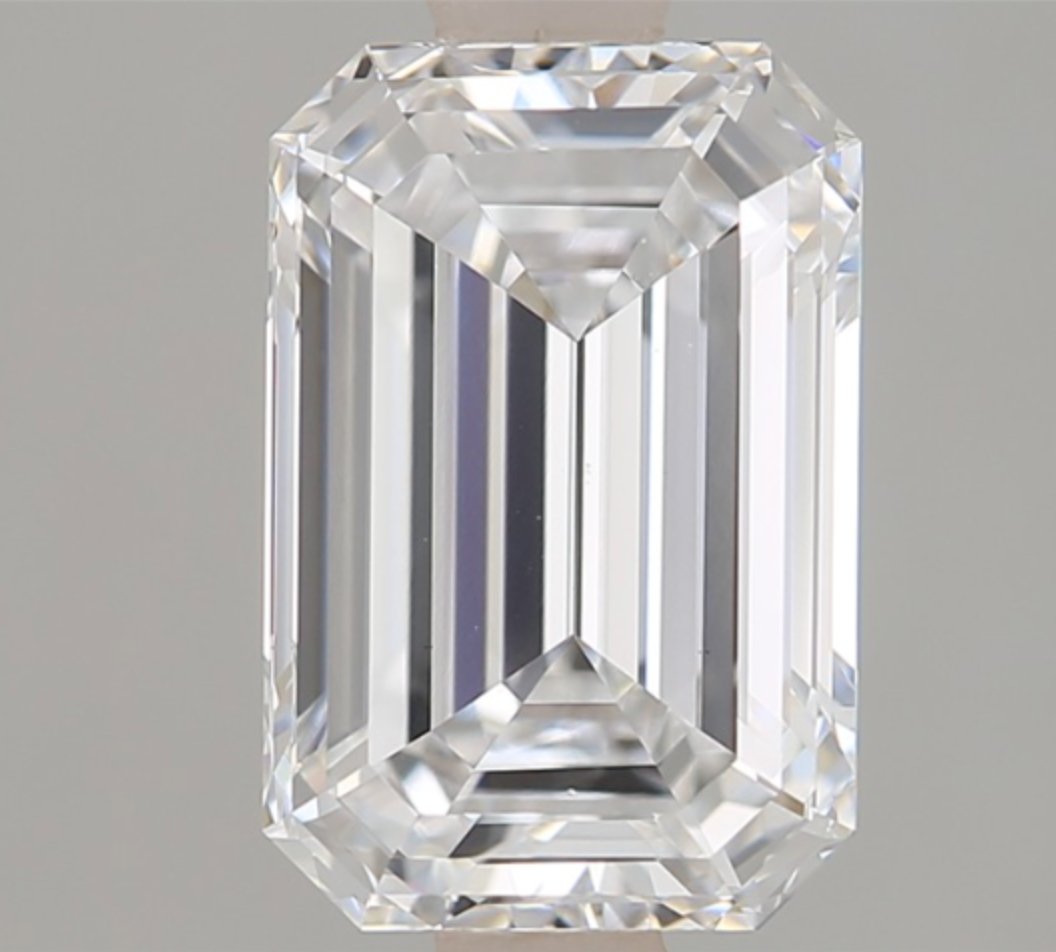 IGI Emerald 2.13 Carats VS1 Clarity D Color