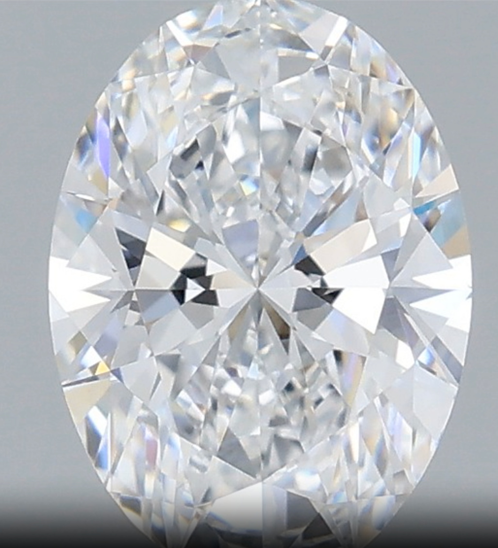 IGI Oval 1.35 Carat VVS2 Clarity D Color