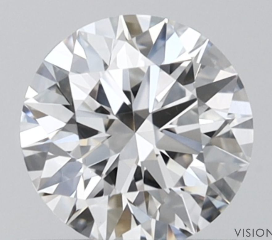 IGI ROUND 0.61 Carat VS2 Clarity D Color
