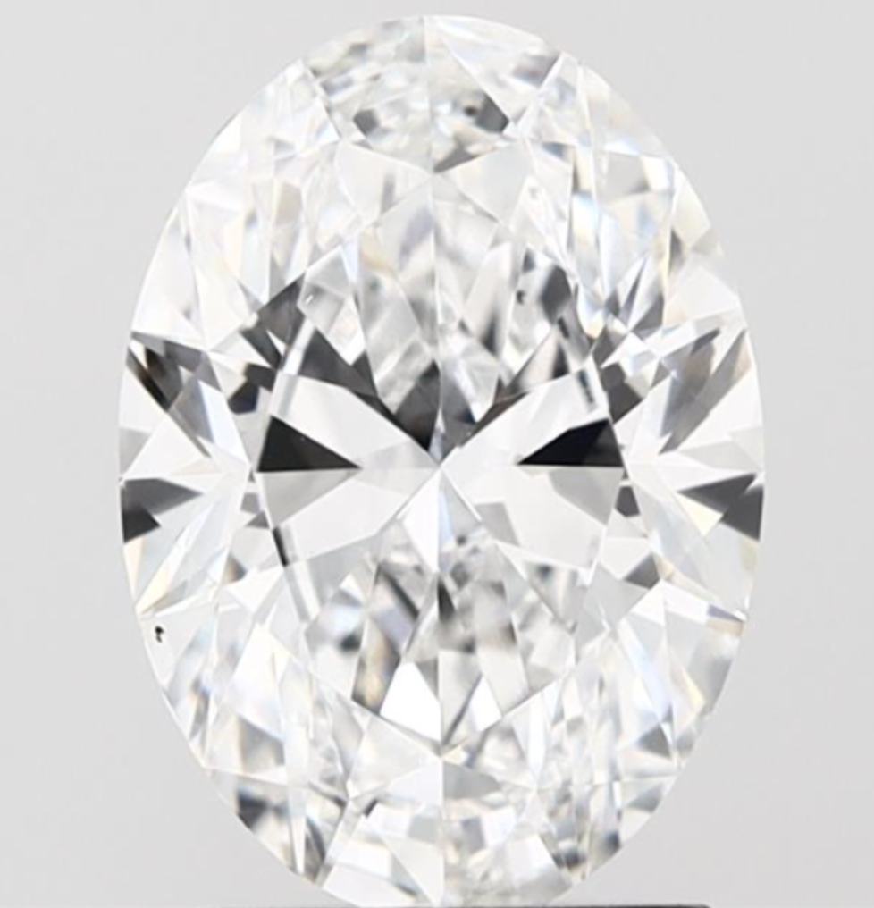 IGI Oval 1.24 Carat VVS1 Clarity F Color