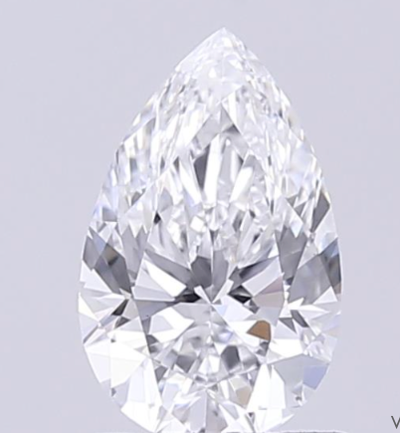 IGI Pear 1.50 Carat VS2 Color F Color