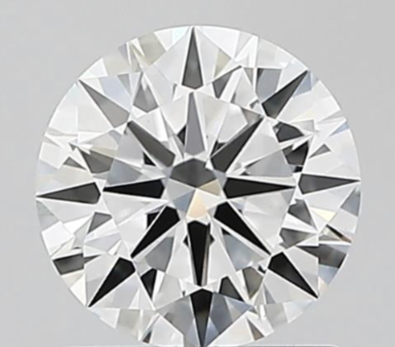 IGI Round 1.01 Carat VVS2 Clarity F Color