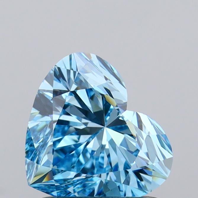 IGI HEART 1.06 Carat VVS1 Clarity F.V.BLUE Color