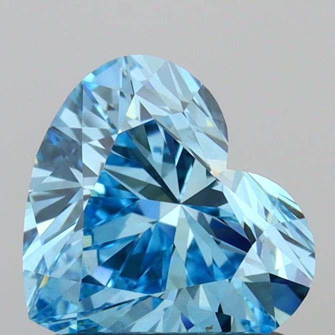 IGI HEART 1.0 Carat VS2 Clarity F.V.BLUE Color