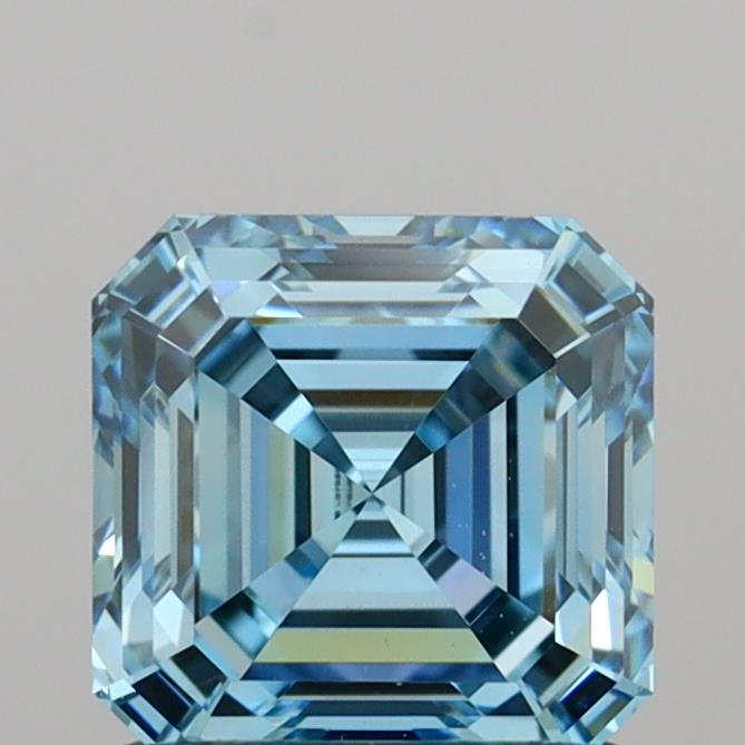 IGI ASSCHER 1.04 Carat VVS1 Clarity F.I.BLUE Color