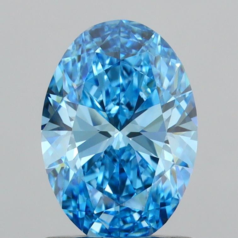 IGI OVAL 1.02 Carat VS1 Clarity F.V.BLUE Color