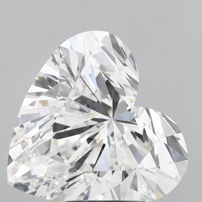 IGI HEART 4.07 Carat VVS2 Clarity F Color