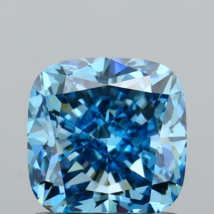 IGI SQ.CUSHION 1.05 Carat VS1 Clarity F.V.BLUE Color