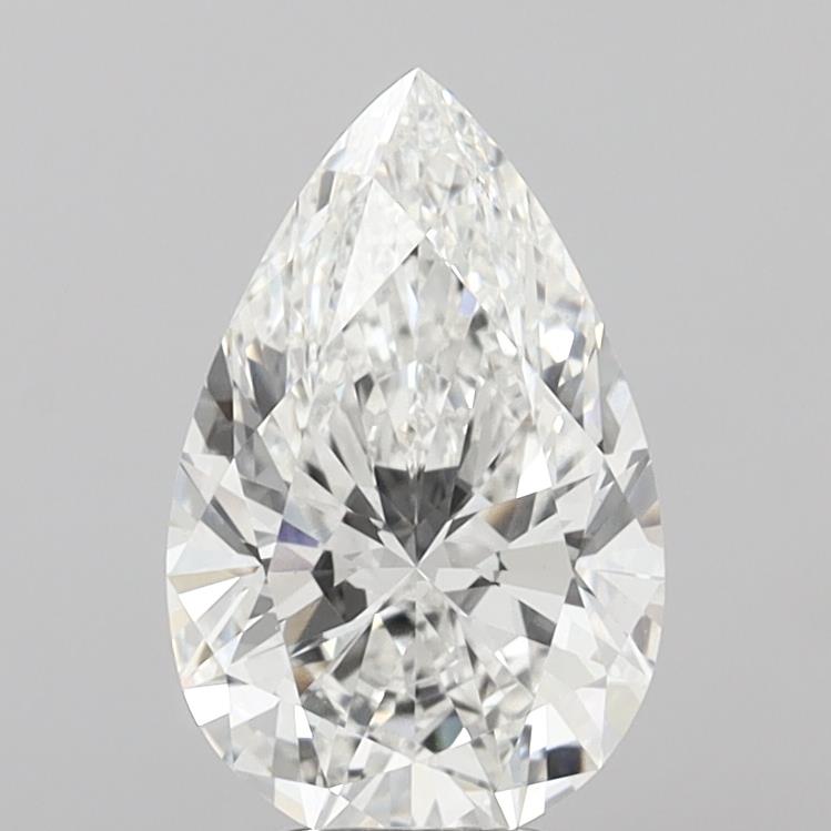 IGI PEAR 4.53 Carat VVS2 Clarity F Color
