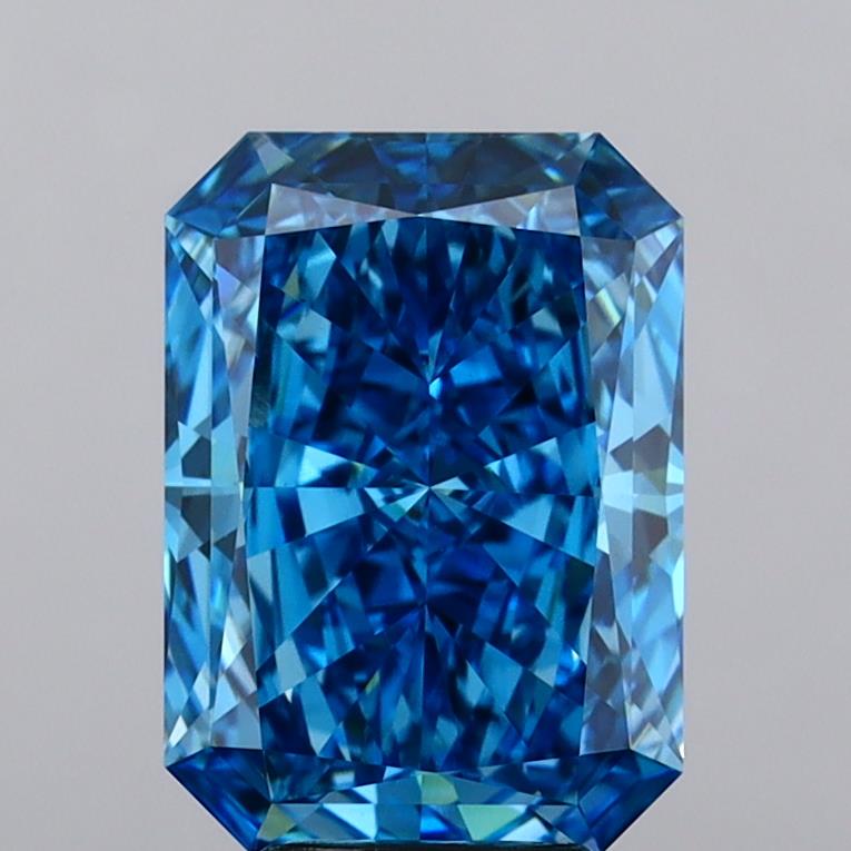 IGI RADIANT 6.0 Carat VVS2 Clarity F.V.BLUE Color