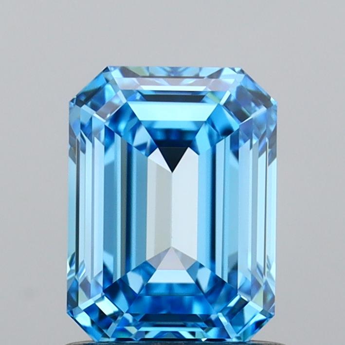 IGI EMERALD 1.01 Carat VVS2 Clarity F.V.BLUE Color