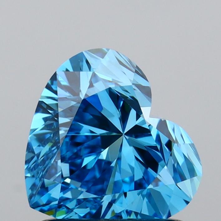 IGI HEART 1.01 Carat VVS2 Clarity F.V.BLUE Color