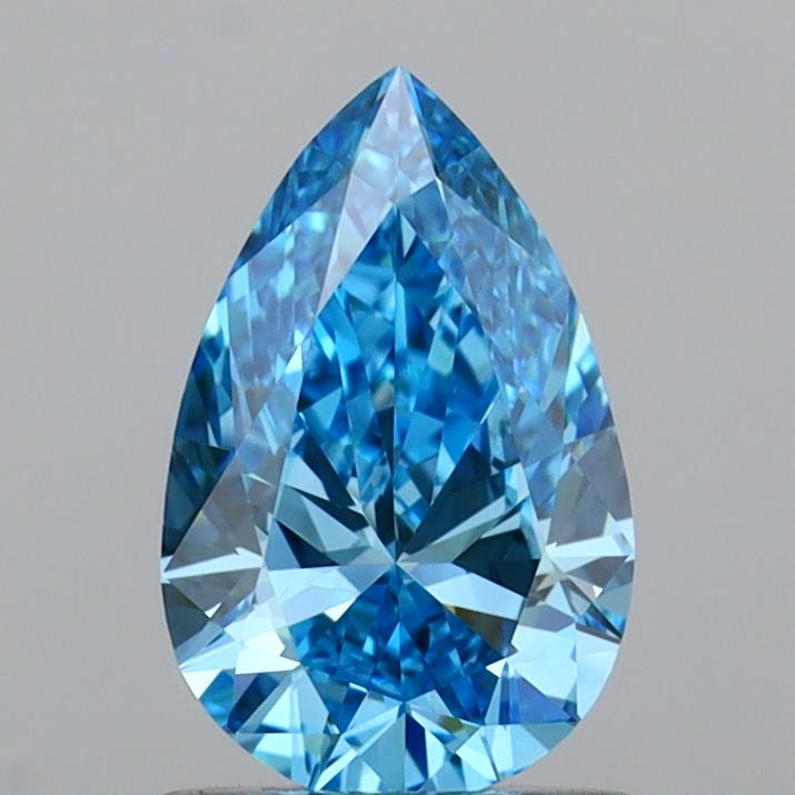 IGI PEAR 1.0 Carat VS1 Clarity F.V.BLUE Color