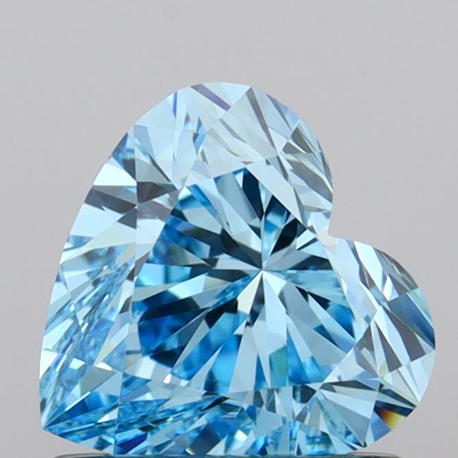 IGI HEART 0.91 Carat VS1 Clarity F.V.BLUE Color