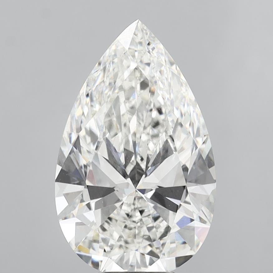 IGI PEAR 6.56 Carat VVS2 Clarity G Color