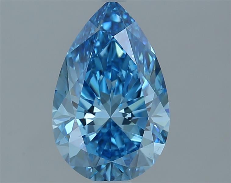 IGI PEAR 1.05 Carat VS2 Clarity F.V.BLUE Color