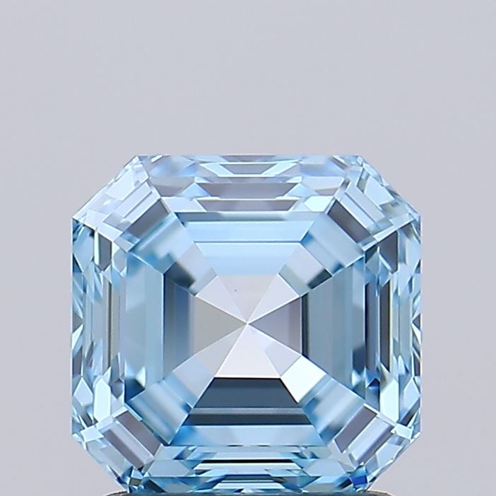 IGI ASSCHER 1.59 Carat VVS1 Clarity F.V.BLUE Color