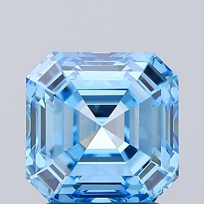 IGI ASSCHER 2.26 Carat VVS2 Clarity F.V.BLUE Color