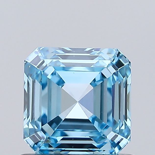 IGI ASSCHER 0.88 Carat VS1 Clarity F.I.BLUE Color