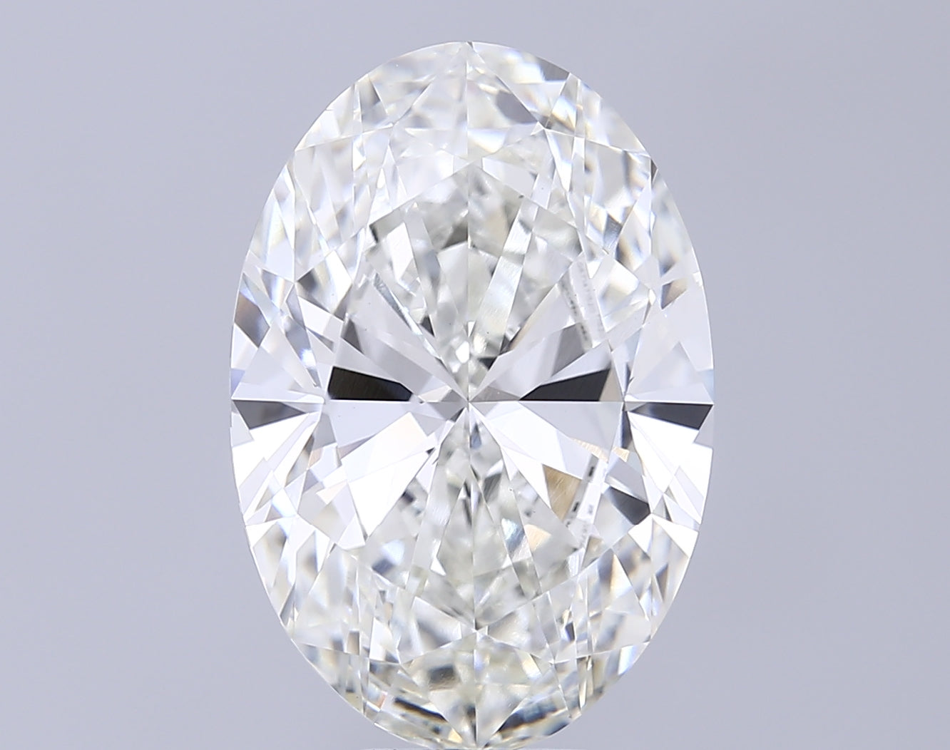 IGI Oval 10.51 Carat VS1 Clarity H Color