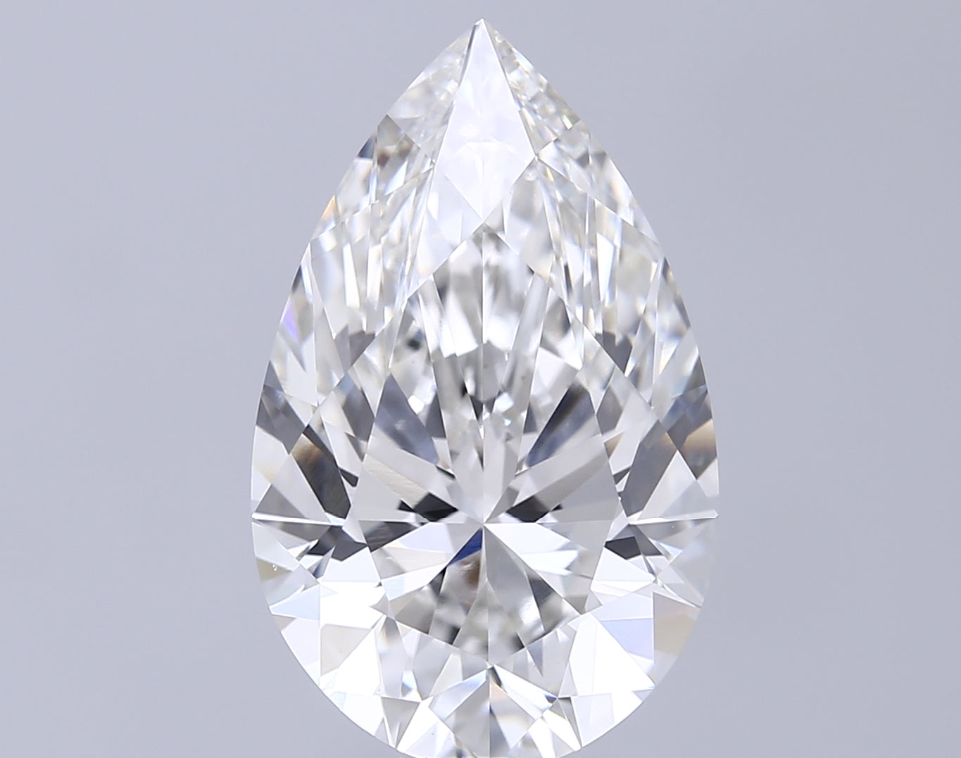 IGI Pear 10.05 Carat VVS2 Clarity G Color