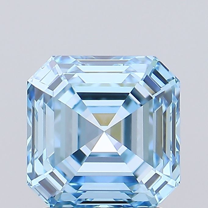 IGI ASSCHER 1.64 Carat VVS1 Clarity F.I.BLUE Color