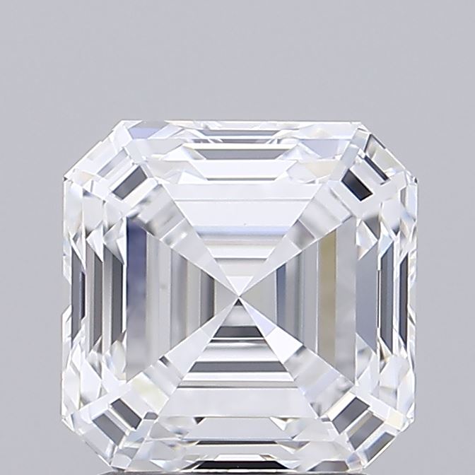 IGI ASSCHER 2.03 Carat IF Clarity D Color  byHiraya Lab Diamonds