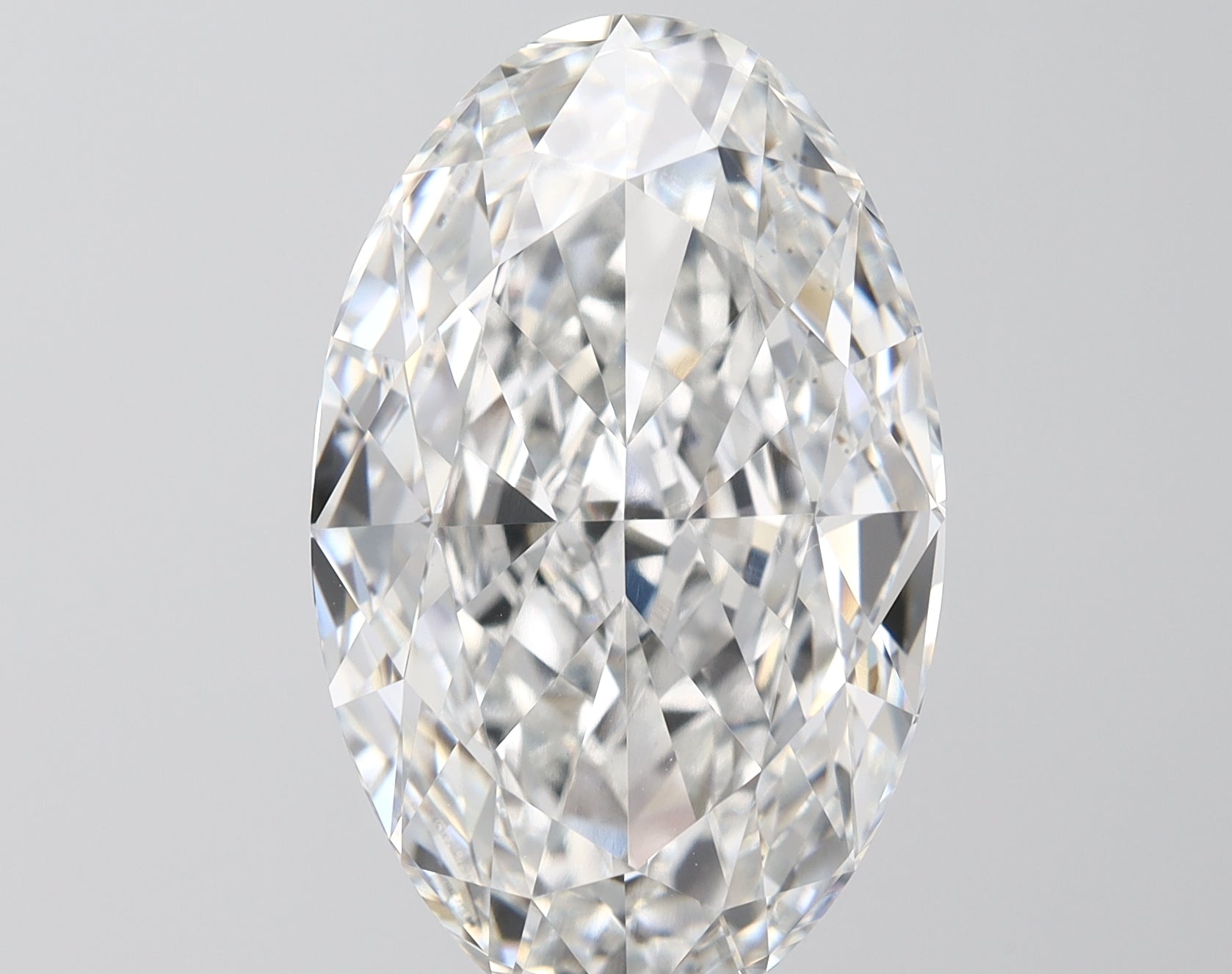 IGI OVAL 14.05 Carat VVS2 Clarity E Color  byHiraya Lab Diamonds