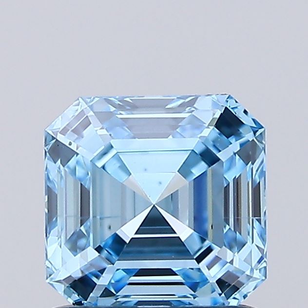 IGI ASSCHER 1.05 Carat VS2 Clarity F.I.BLUE Color