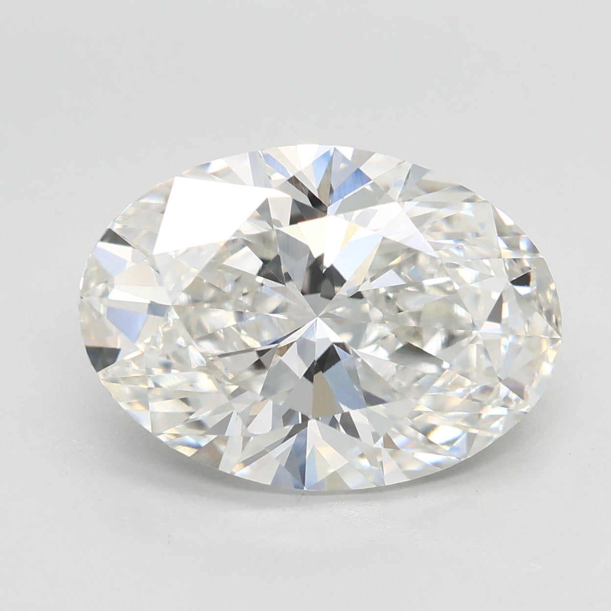 IGI OVAL 4.09 Carat VVS2 Clarity G Color