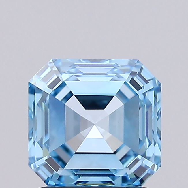 IGI ASSCHER 1.39 Carat VVS1 Clarity F.V.BLUE Color