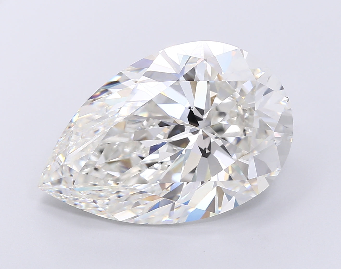 IGI Pear 12.01 Carat VVS2 Clarity G Color