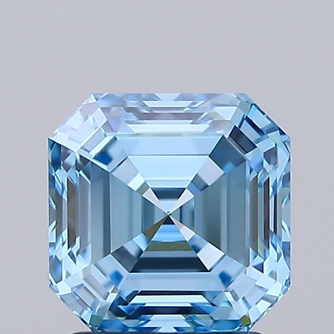 IGI ASSCHER 1.63 Carat VVS2 Clarity F.V.BLUE Color