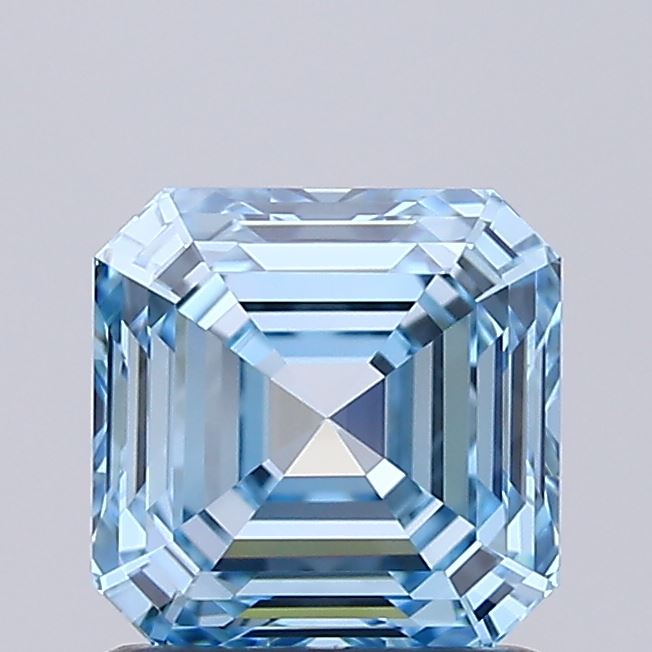 IGI ASSCHER 1.11 Carat VVS2 Clarity F.I.BLUE Color