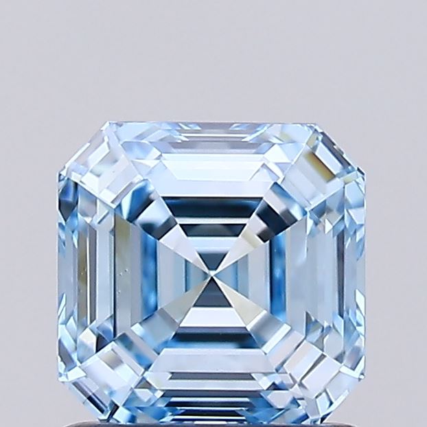 IGI ASSCHER 1.02 Carat VVS2 Clarity F.I.BLUE Color