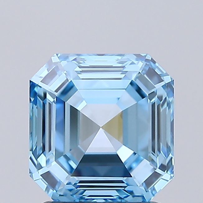 IGI ASSCHER 1.72 Carat VS1 Clarity F.V.BLUE Color