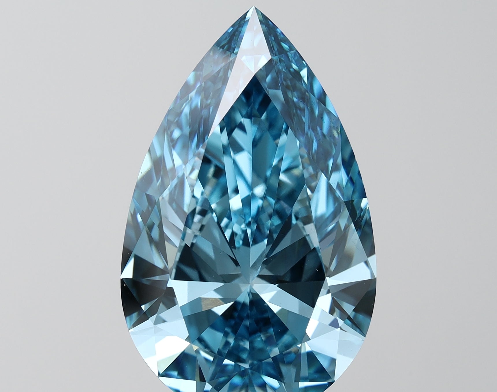 IGI PEAR 12.08 Carat VS1 Clarity F.V.BLUE Color
