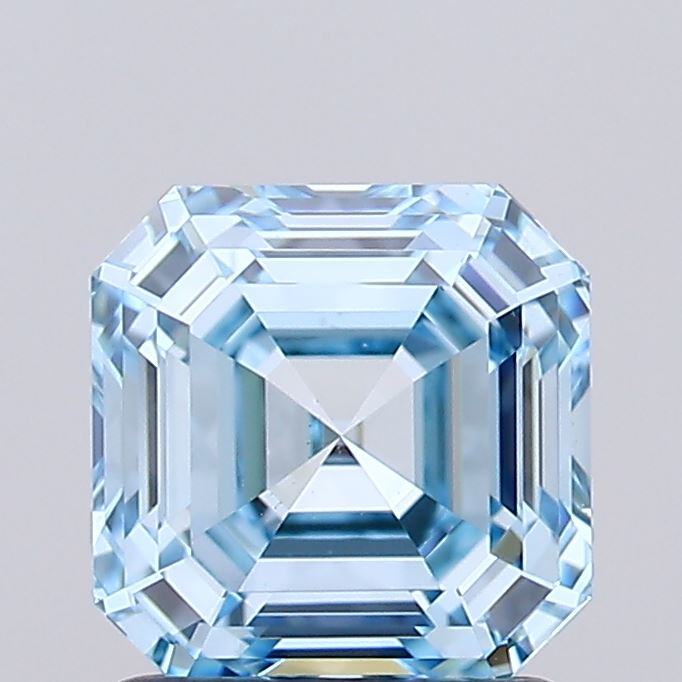 IGI ASSCHER 1.51 Carat VS1 Clarity F.I.BLUE Color