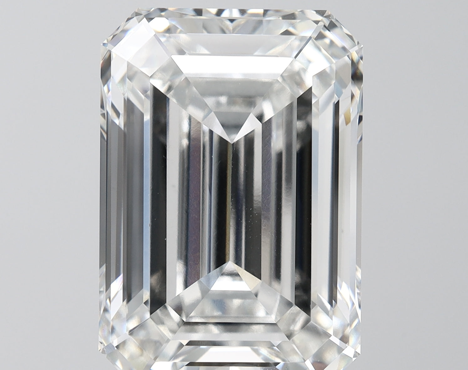 IGI EMERALD 17.06 Carat VVS2 Clarity F Color  byHiraya Lab Diamonds