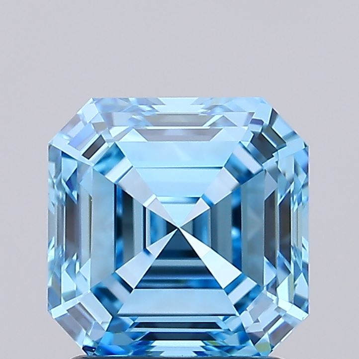IGI ASSCHER 1.79 Carat VVS2 Clarity F.V.BLUE Color