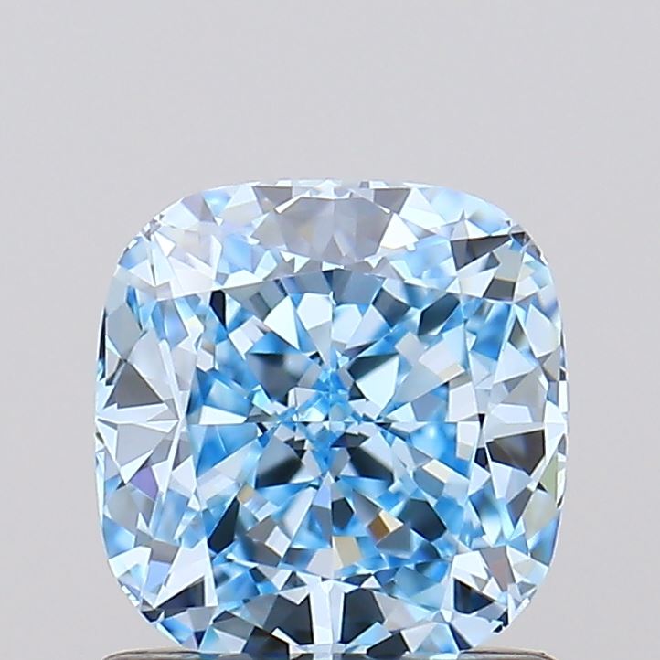 IGI SQ.CUSHION 1.11 Carat VVS2 Clarity F.V.BLUE Color
