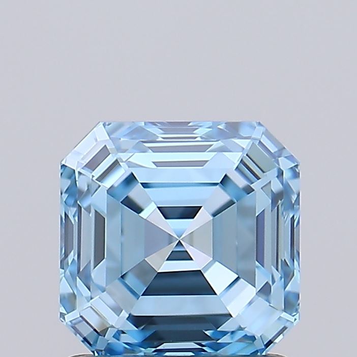 IGI ASSCHER 1.27 Carat VVS1 Clarity F.V.BLUE Color