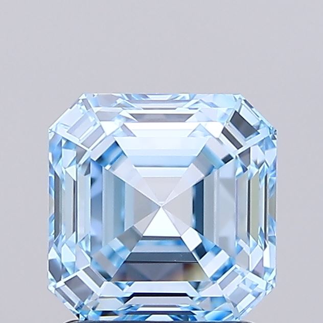 IGI ASSCHER 1.56 Carat VVS2 Clarity F.V.BLUE Color