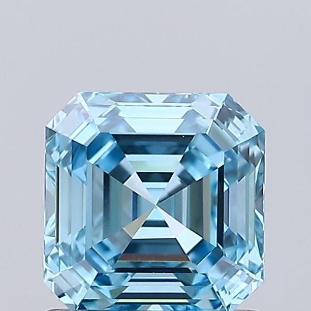 IGI ASSCHER 0.79 Carat VVS2 Clarity F.I.BLUE Color
