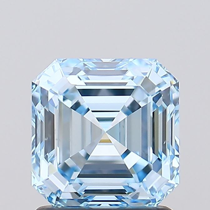 IGI ASSCHER 1.54 Carat VVS2 Clarity F.I.BLUE Color