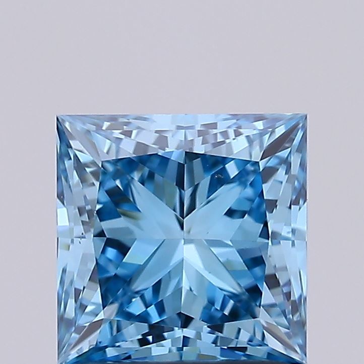 IGI PRINCESS 1.51 Carat VS2 Clarity F.V.BLUE Color