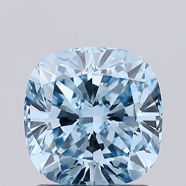 IGI SQ.CUSHION 1.41 Carat VS1 Clarity F.V.BLUE Color