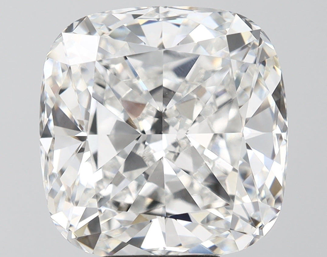 IGI SQ.CUSHION 9.04 Carat VVS2 Clarity F Color  byHiraya Lab Diamonds